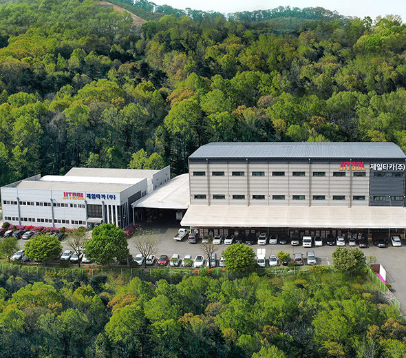 Toàn cảnh nhà máy trụ sở JITOOL tại Gwangju, Gyeonggi-do, Hàn Quốc