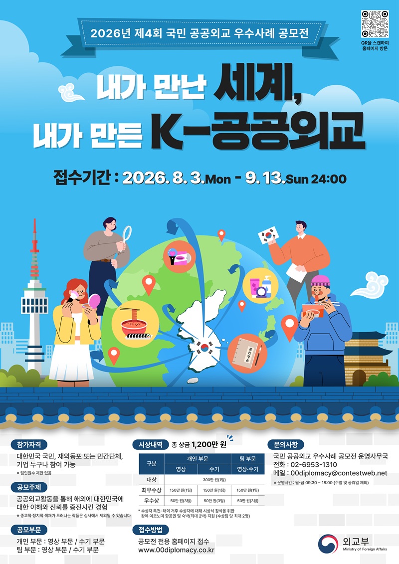 2026年第4届国民公共外交优秀事例征集大赛海报