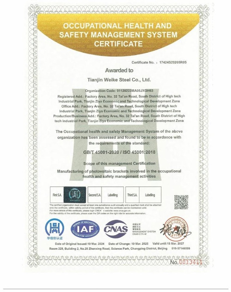 ISO 45001 Occupational Health & Safety Management System